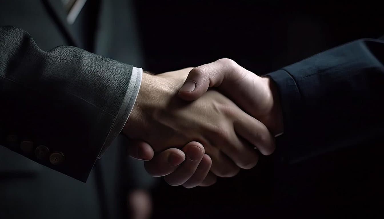 Generic stock photo handshake