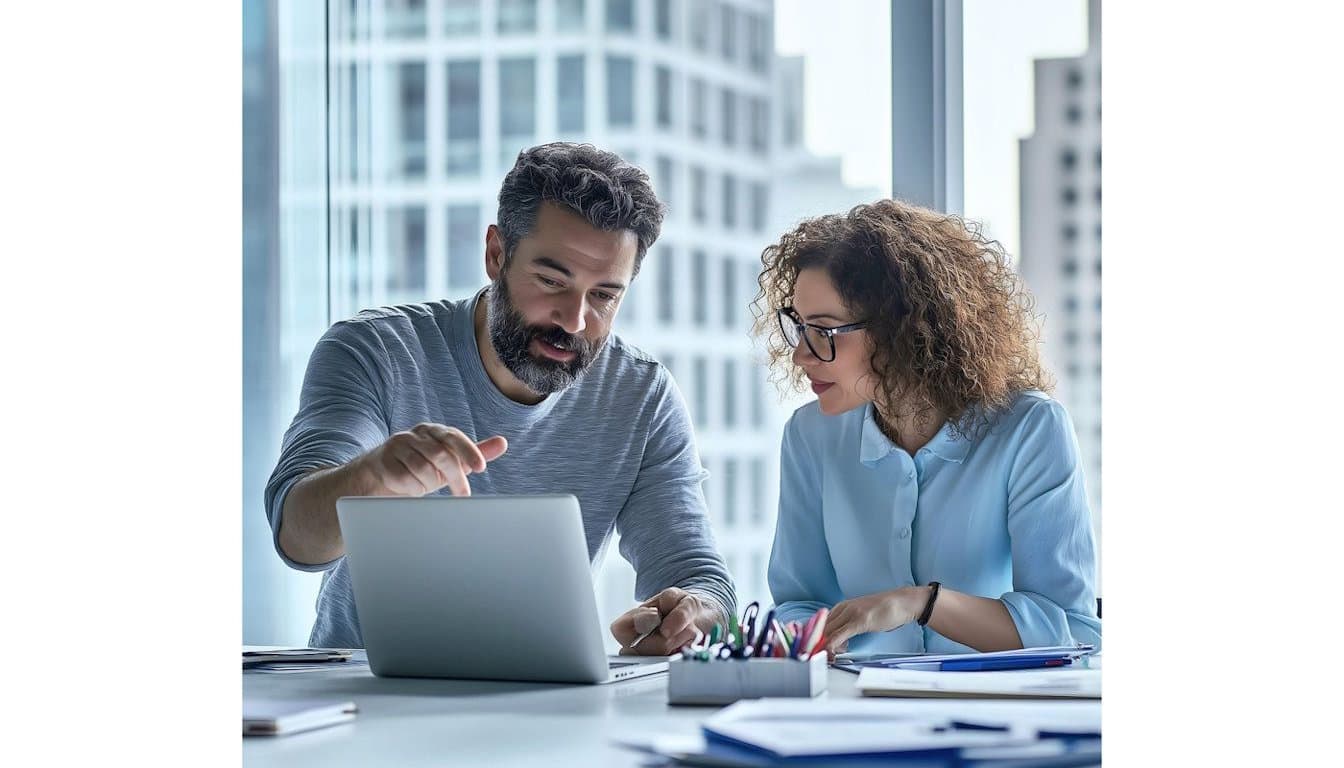 Generic stock photo meeting