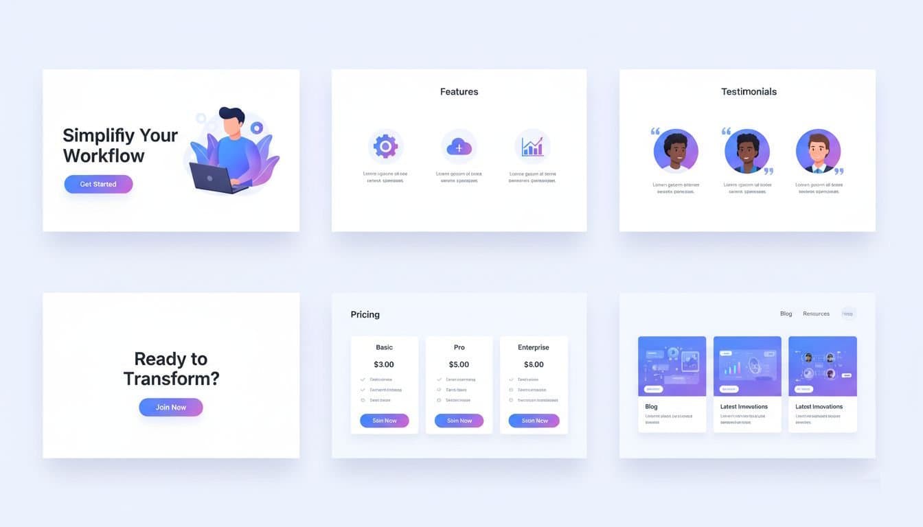Set of consistent branded visuals generated by AI
